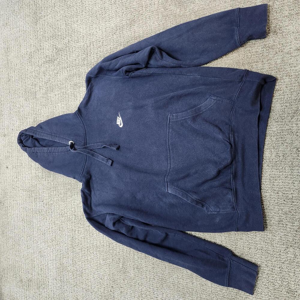 Nike Hoodie Men's Size Small Blue Long Sleeve Pullover